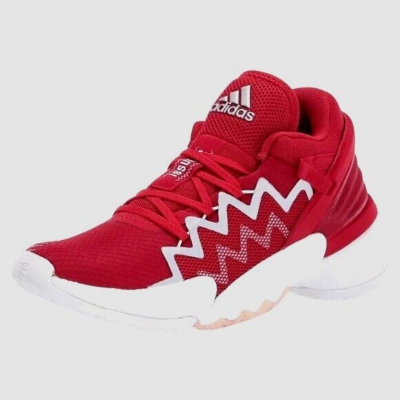 Adidas D.O.N. Issue 2 Red/White Men's Basketball Sneaker Size 10.5 - Picture 3 of 13